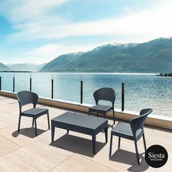 Resin Rattan 3 Seat Outdoor Setting with Daytona Chair - Richmond Office Furniture