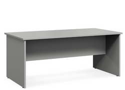 Accent Panel End Desk -Grey