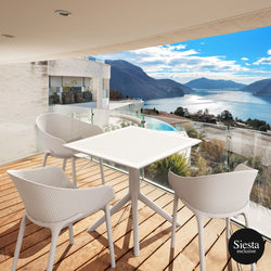 Sky 3 Seat Outdoor Table Setting - Richmond Office Furniture