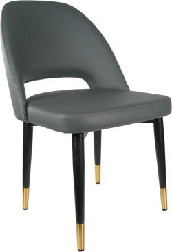 Semifreddo Chair with Black Metal 450h Legs