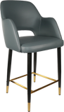 Sorbet Counter Stool  Black Metal 750H Legs