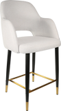 Sorbet Counter Stool  Black Metal 750H Legs