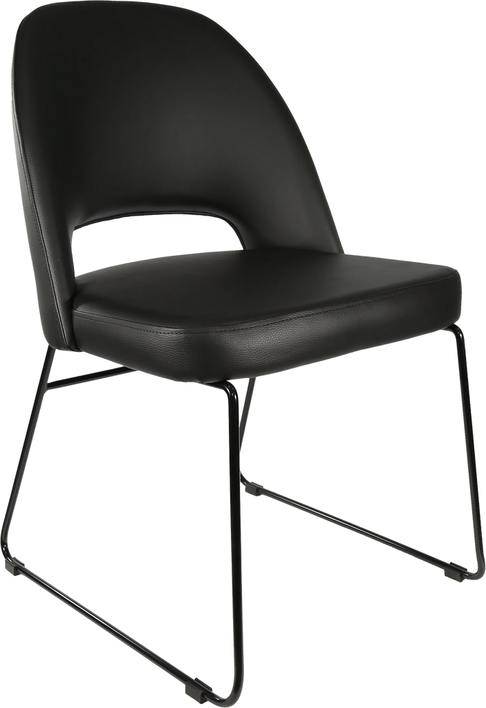 Semifreddo Chair with Black Sled Base