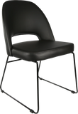 Semifreddo Chair with Black Sled Base