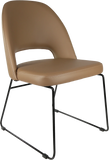 Semifreddo Chair with Black Sled Base