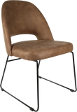Semifreddo Chair with Black Sled Base