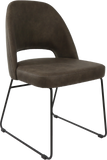 Semifreddo Chair with Black Sled Base