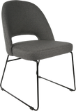 Semifreddo Chair with Black Sled Base