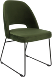 Semifreddo Chair with Black Sled Base