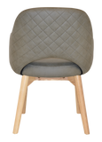 Albury Arm Chair Natural Timber Leg - Richmond Office Furniture