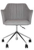 Coogee Arm Chair Castor Base Aluminium - Richmond Office Furniture