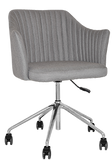 Coogee Arm Chair Castor Base Aluminium - Richmond Office Furniture