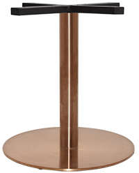 Rome Coffee Table Base 450mm Disc Copper - Richmond Office Furniture