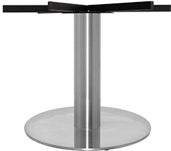 Prague Table Base 720mm XL Disc S/S 730H - Richmond Office Furniture