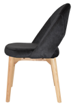 Chevron Chair Natural Timber Leg - Richmond Office Furniture