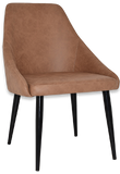 Stockholm Chair Black Metal Leg - Richmond Office Furniture