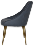 Stockholm Chair (Slim) Brass Metal Leg - Richmond Office Furniture