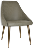 Stockholm Chair (Slim) Brass Metal Leg - Richmond Office Furniture