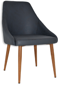 Stockholm Chair Light Oak Metal Leg - Richmond Office Furniture