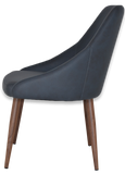 Stockholm Chair Light Walnut Metal Leg - Richmond Office Furniture