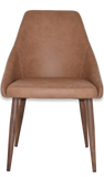 Stockholm Chair Light Walnut Metal Leg - Richmond Office Furniture