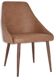 Stockholm Chair Light Walnut Metal Leg - Richmond Office Furniture