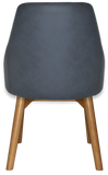Stockholm Chair Light Oak Timber Leg - Richmond Office Furniture