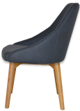 Stockholm Chair Light Oak Timber Leg - Richmond Office Furniture