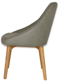 Stockholm Chair Light Oak Timber Leg - Richmond Office Furniture