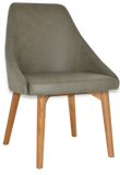 Stockholm Chair Light Oak Timber Leg - Richmond Office Furniture