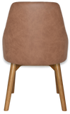 Stockholm Chair Light Oak Timber Leg - Richmond Office Furniture