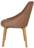 Stockholm Chair Light Oak Timber Leg - Richmond Office Furniture