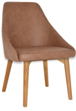 Stockholm Chair Light Oak Timber Leg - Richmond Office Furniture