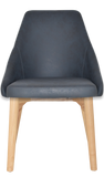 Stockholm Chair Natural Timber Leg - Richmond Office Furniture