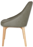 Stockholm Chair Natural Timber Leg - Richmond Office Furniture