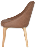 Stockholm Chair Natural Timber Leg - Richmond Office Furniture