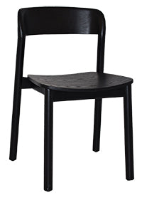 Matilda Timber Chair - Black Frame