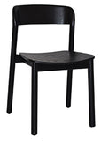 Matilda Timber Chair - Black Frame