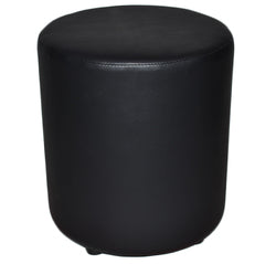 Delhi Ottoman 400mm Round Black - Richmond Office Furniture