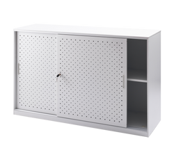 Perforated Sliding Door Cupboard - Richmond Office Furniture