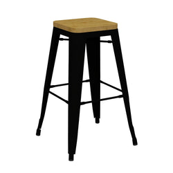 Riviera 750 Stool Timber Seat - Richmond Office Furniture