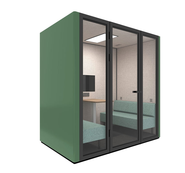 B.Quiet™️ 4-6 Person Acoustic Meeting Pod Custom Colour - Richmond Office Furniture