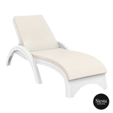 Resin Rattan Sun Lounger with Cushions 3 Piece Package with Tequila Side Table - Richmond Office Furniture