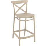 Cross Barstool 65cm High - Richmond Office Furniture