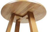 Chunk Bar Table 800mm Round - Richmond Office Furniture