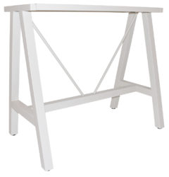 A Frame Bar Base 1050mmH White - Richmond Office Furniture