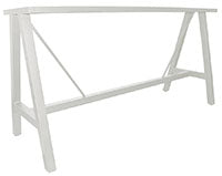 A Frame Bar Base 1050mmH White - Richmond Office Furniture