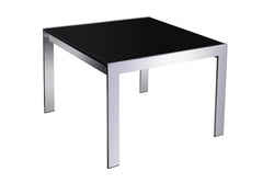 Coffee Table With Black Glass Top - Richmond Office Furniture