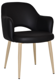 Albury Arm Chair Birch Metal Leg - Richmond Office Furniture