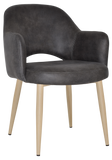 Albury Arm Chair Birch Metal Leg - Richmond Office Furniture